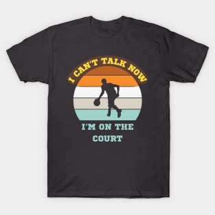 Vintage Basketball Lover Art T-Shirt